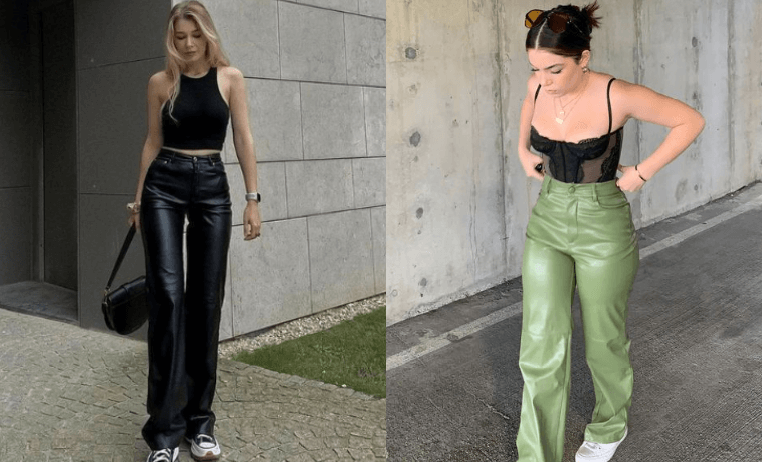 Stylish Leather Pants Outfits That Are All Over This Fall Season